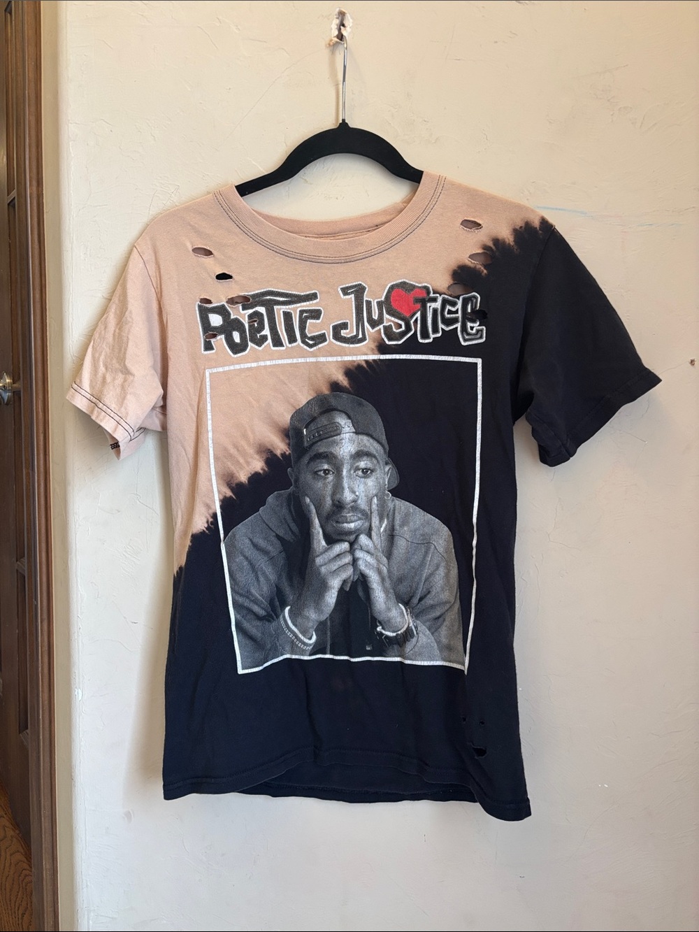 Chemistry poetic justice distressed top! Small